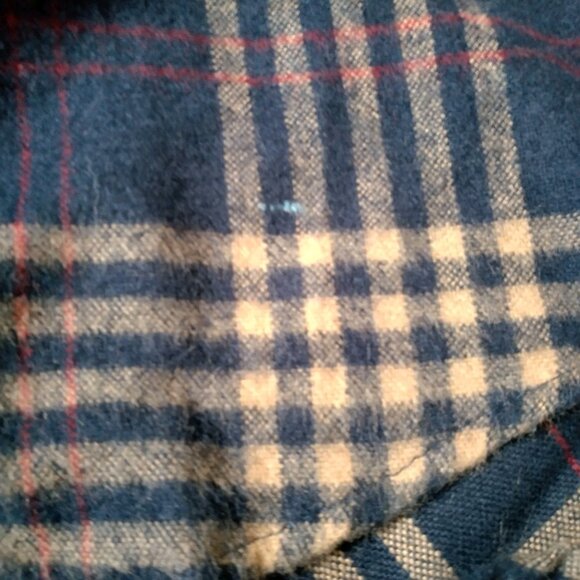 Westchester Classics Shirt Jacket Men Medium Blue Brown Plaid Work Grandpa - Picture 12 of 12